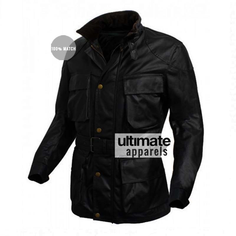 Dark Knight Rises Bane Black Leather Jacket
