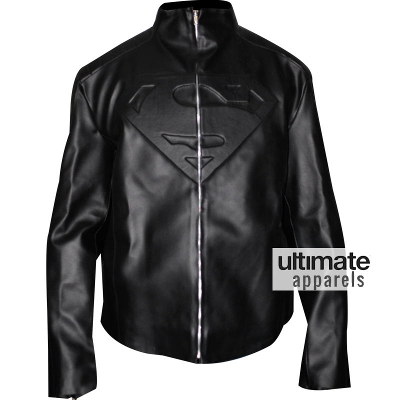 Superman-Smallville-Black-Faux-Jackets