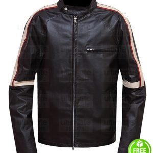 War Of the Worlds Tom Cruise Brown Stripes Leather Jacket