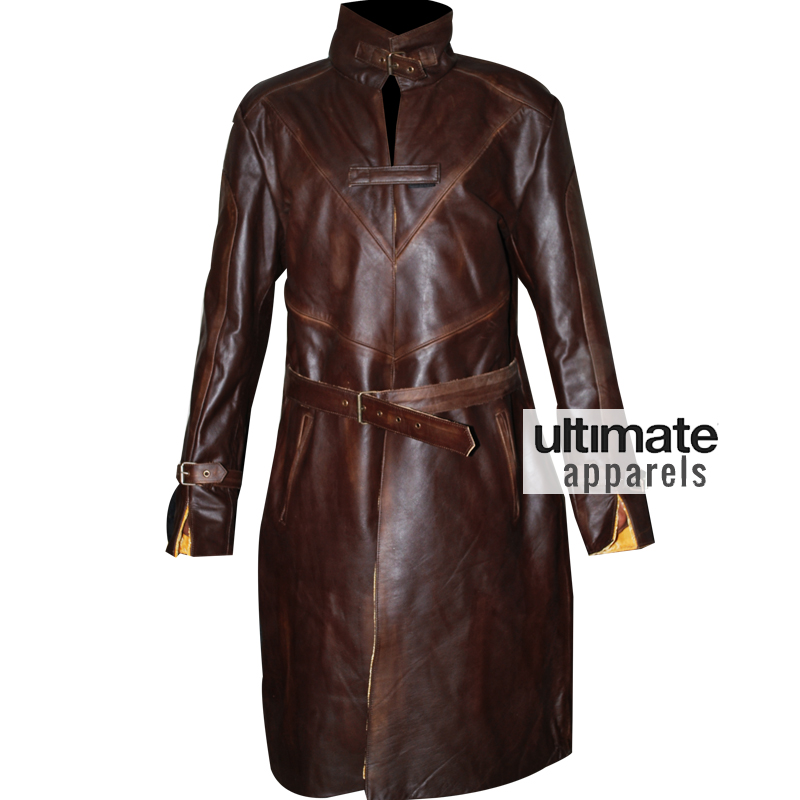 Watch Dogs Aiden Pearce Distressed Trench Costume Jacket