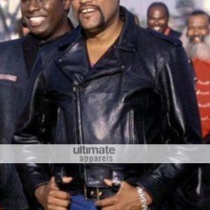 Biker Boyz (Laurence Fishburne) Smoke Black Biker Jacket