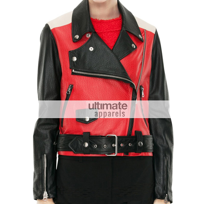 Demi Lovato Vs Miranda Kerr - Wears Acne Studios Red Jacket