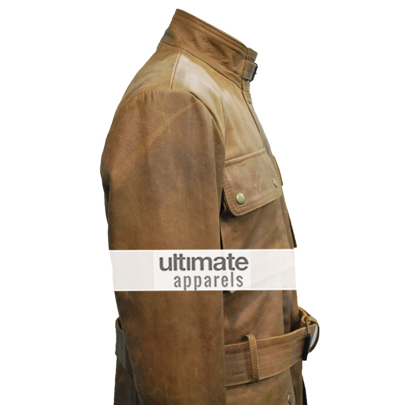 Men-distressed-light-brown-belted-moto-jacket