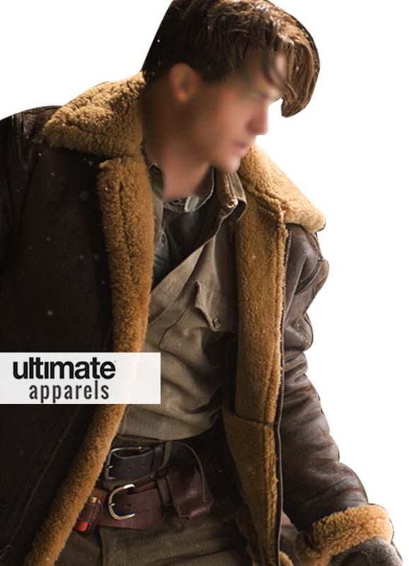 Mummy 3 Brendan Fraser Brown Trench Fur Jacket Costume