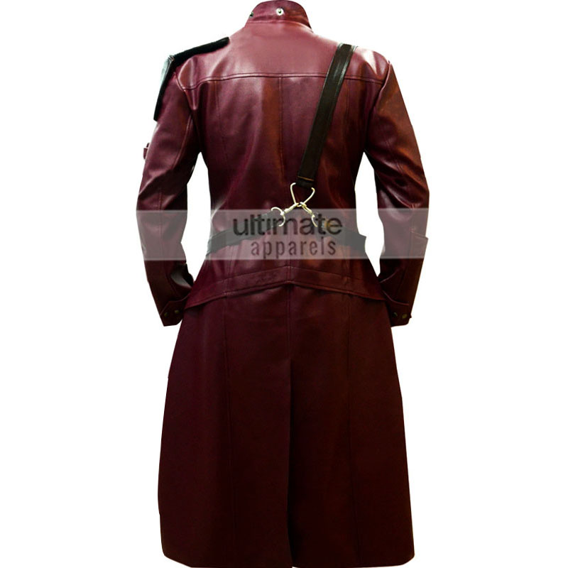 Star-lord-cosplay-costume-faux-leather-red-jacket