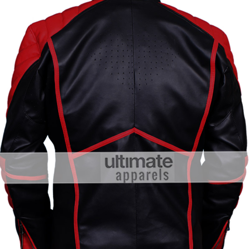 Superman-men-black-jackets-with-red-stripes
