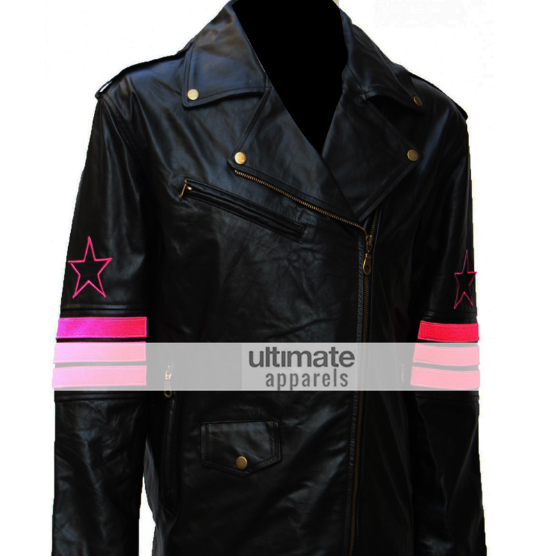 WWE Bret Hart Replica Hitman Leather Jacket