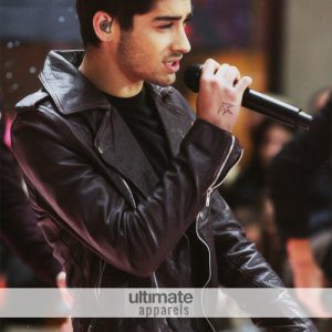 One Direction Zayn Malik Teen Style Black Biker Jacket