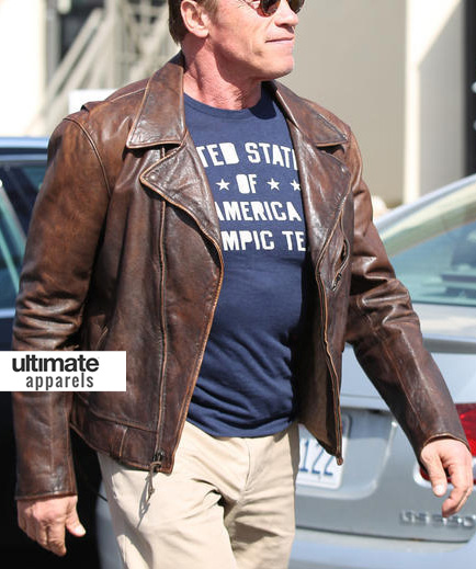 Arnold-schwarzenegger-brown-distressed-leather-hummer-jacket