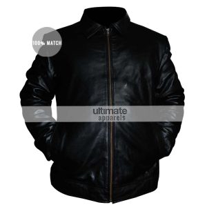 Faster Dwayne Johnson Driver Black Jacket Clothing
