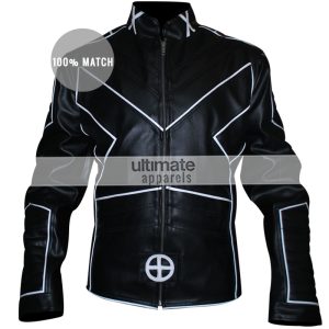 X-men Wolverine Special Black Jacket With White Stripes