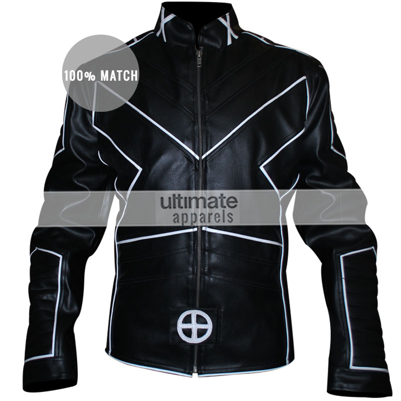 X-men Wolverine Special Black Jacket With White Stripes