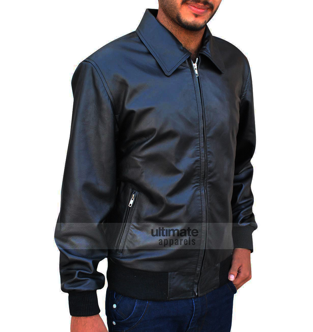 Arrow-Oliver-Black-Bomber-Jacket