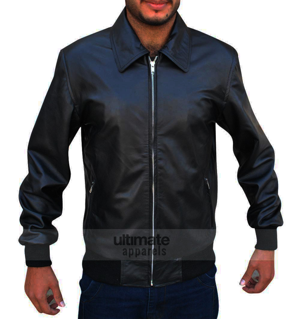 Arrow-Oliver-Queen-Stephen-Amell-Black-Bomber-Jacket