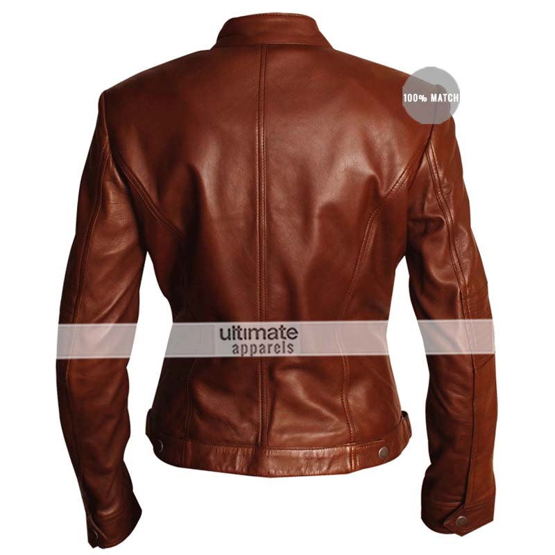 Designers-female-brown-motorcycle-jacket