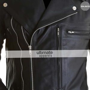 Terminator 2 Arnold Schwarzenegger Black Replica Jacket