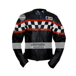 Ultimate Triumph Grandprix Black Leather Jacket