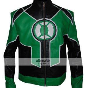 Green Lantern Ryan Reynolds Comics Motorcycle Jacket