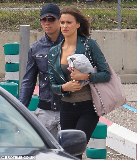 Irina Shayk Green Leather Jacket