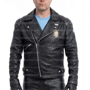 Mad Max Rockatansky Mel Gibson Black Biker Leather Jacket