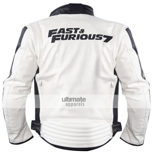 Fast and Furious 7 Premiere Vin Diesel White Jacket
