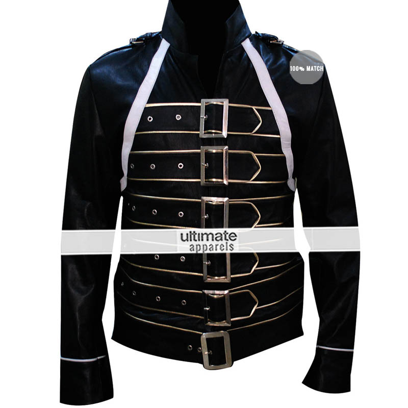 Freddie Mercury Black Leather Jacket