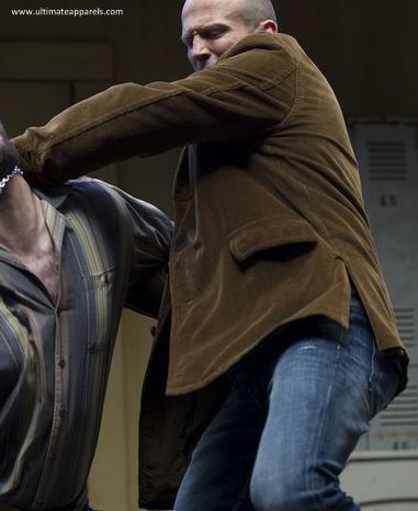 Wild Card Jason Statham Suede Leather Coat