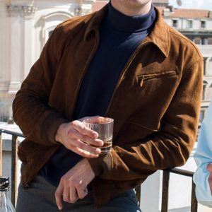 Armie Hammer The Man from Uncle Brown Jacket