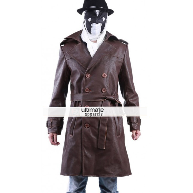 Watchmen Rorschach Trench Costume Coat