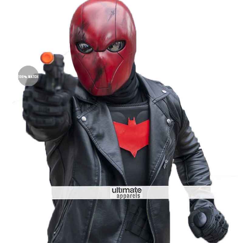 Nightwing Series Jason Todd Red Hood Black Jacket