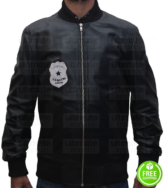 Kung Fury David Sandberg Black Leather Jacket