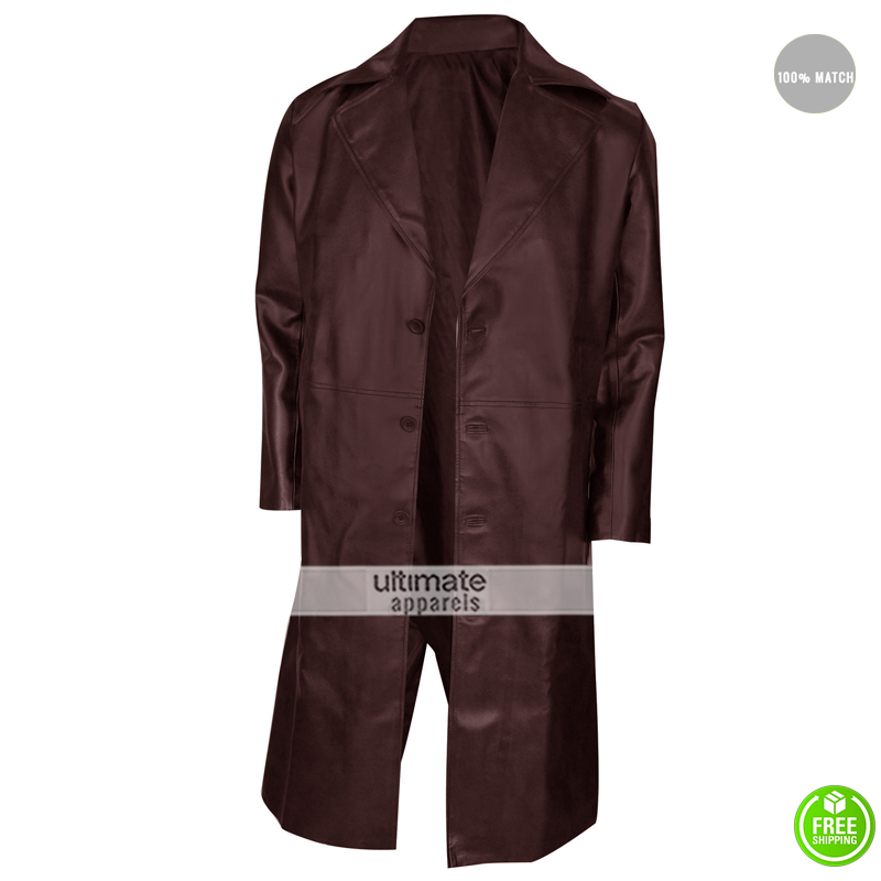 Will Smith Suicide Squad Deadshot Trench Leather Coat (2)