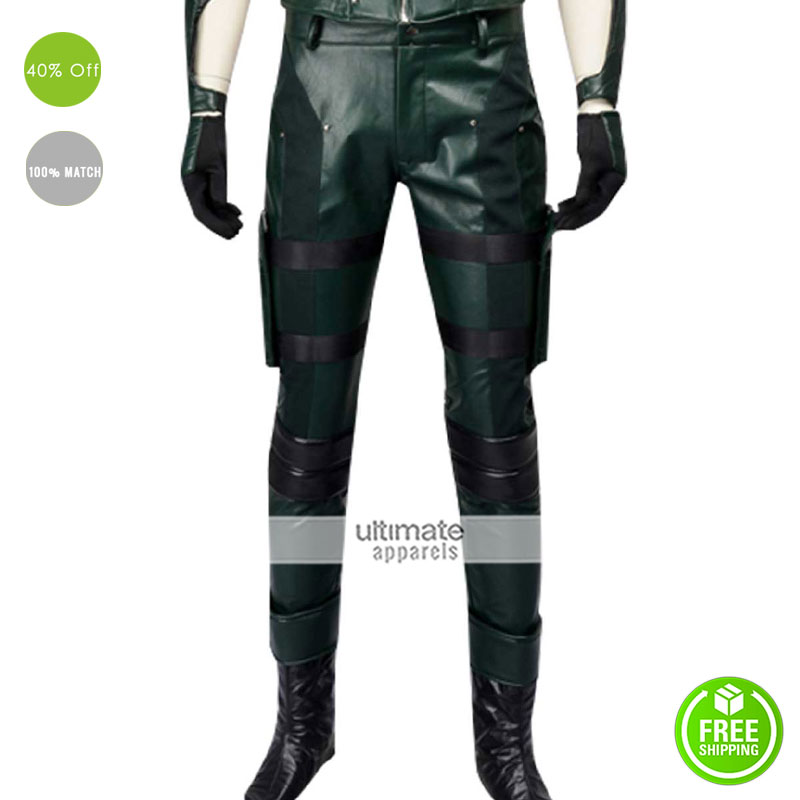 Arrow Stephen Amell (Arrow) Cosplay Leather Pants