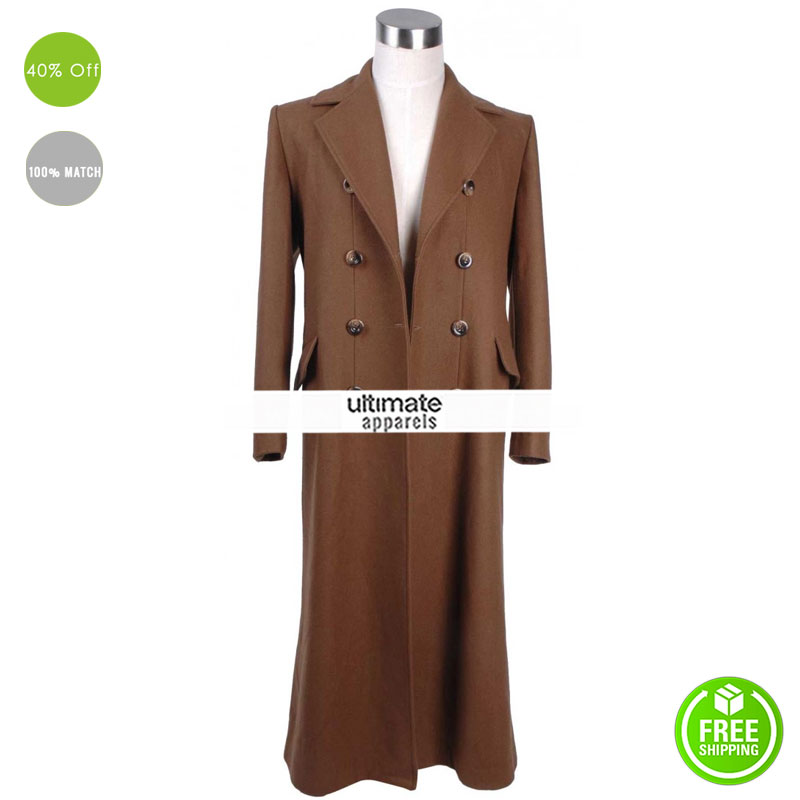 Doctor Who David Tennant (The Doctor) Brown Trench Coat