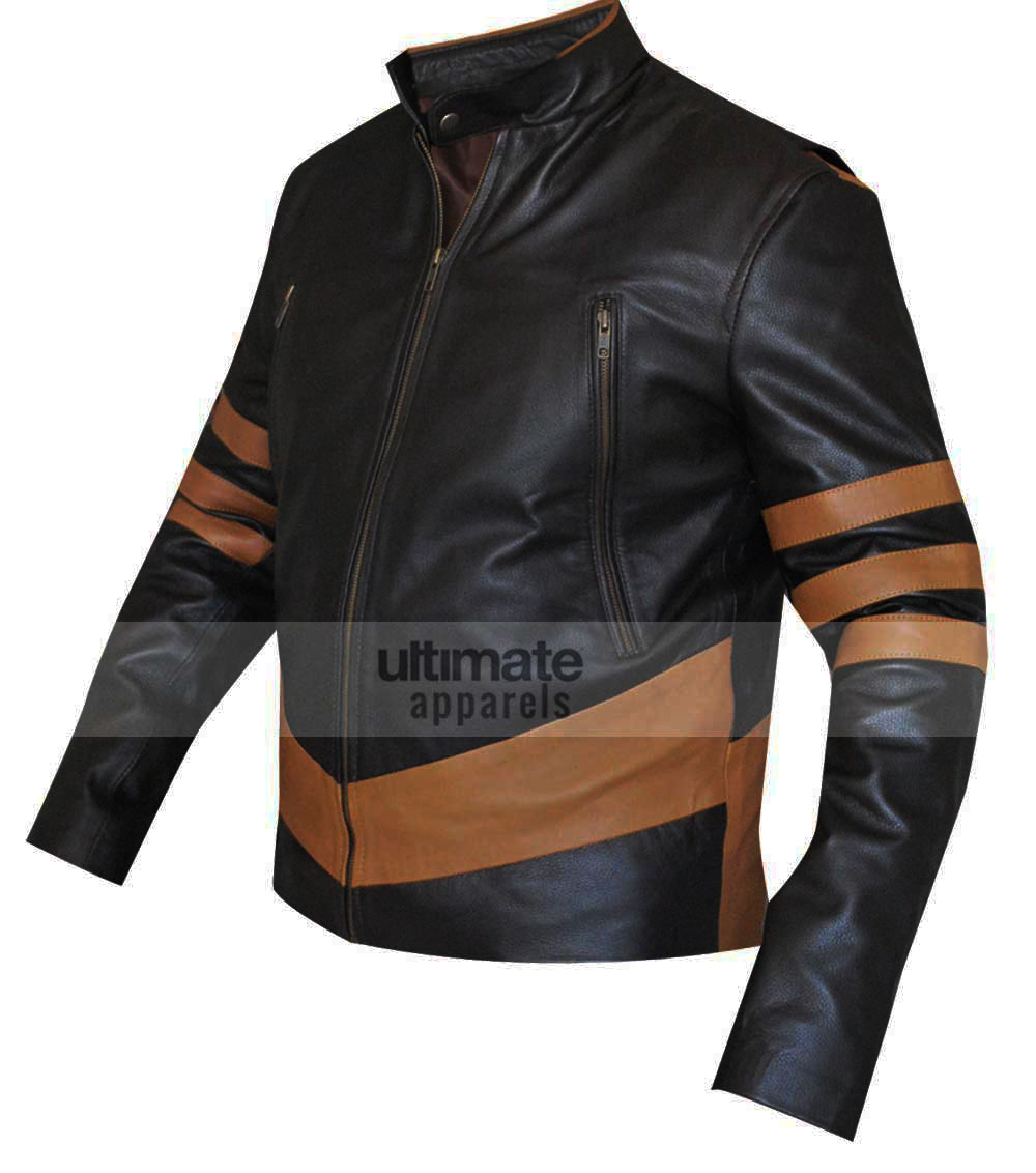 Halloween-Wolverine-Hugh-Jackman-Logan-Casual-Biker-Jacket