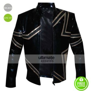 Stardust WWE Black Costume Men Jacket