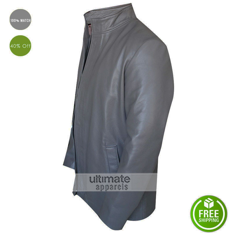 Light-Grey-Mens-Leather-Biker-Stylish-Jacket-For-Sale