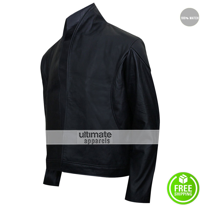Ninja Assassin Rain (Raizo) Black Leather Jacket (3)