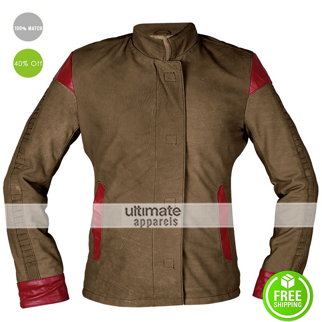 Star Wars Force Awakens Women Pilot Jacket Costume