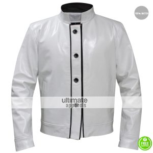 Hangover Ken Jeong Chow White Leather Jacket