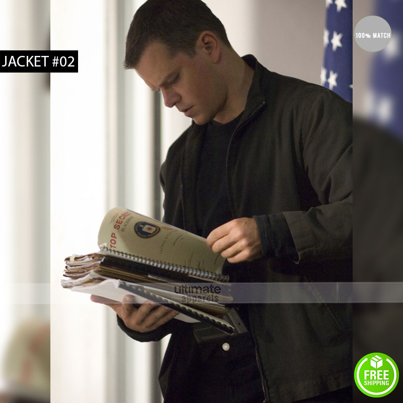 Matt-Damon-Jason-Bourne-Cotton-Jackets