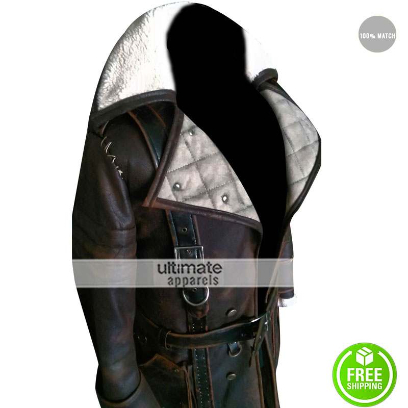 Maxson Battle Fallout 4 Brotherhood of Steel Leather Coat (1)