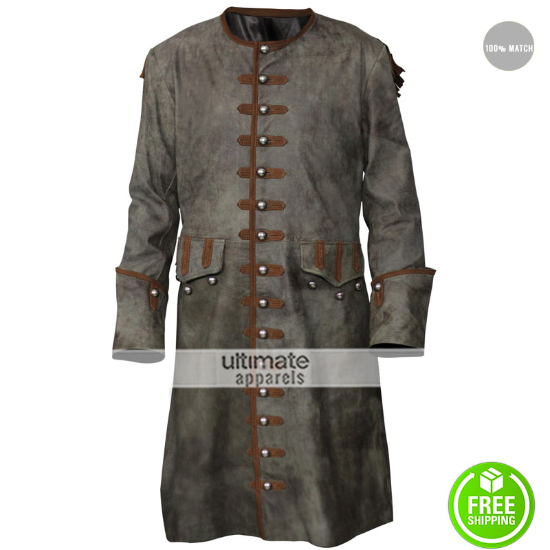 Pirates of the Caribbean 3 Jack Sparrow Costume Coat
