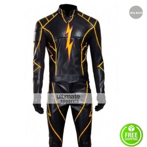 The Rival Flash Edward Clariss Costume Leather Jacket