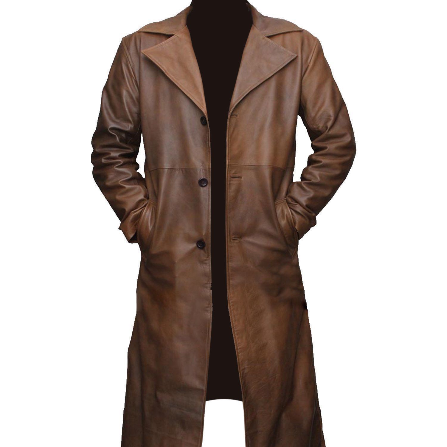Batman v Superman Dawn of Justice Nightmare Brown Leather Coat