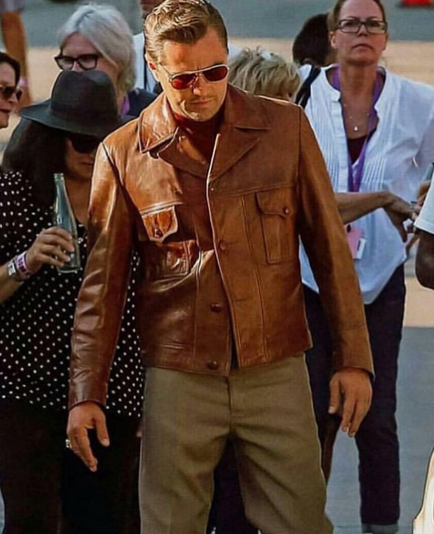 Once Upon a Time in Hollywood Leonardo DiCaprio Leather Jacket