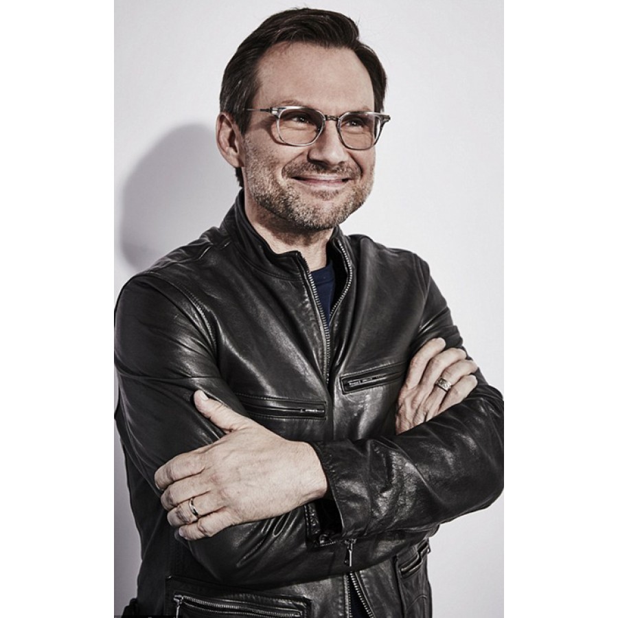 Christian Slater Mr Robot Leather Jacket