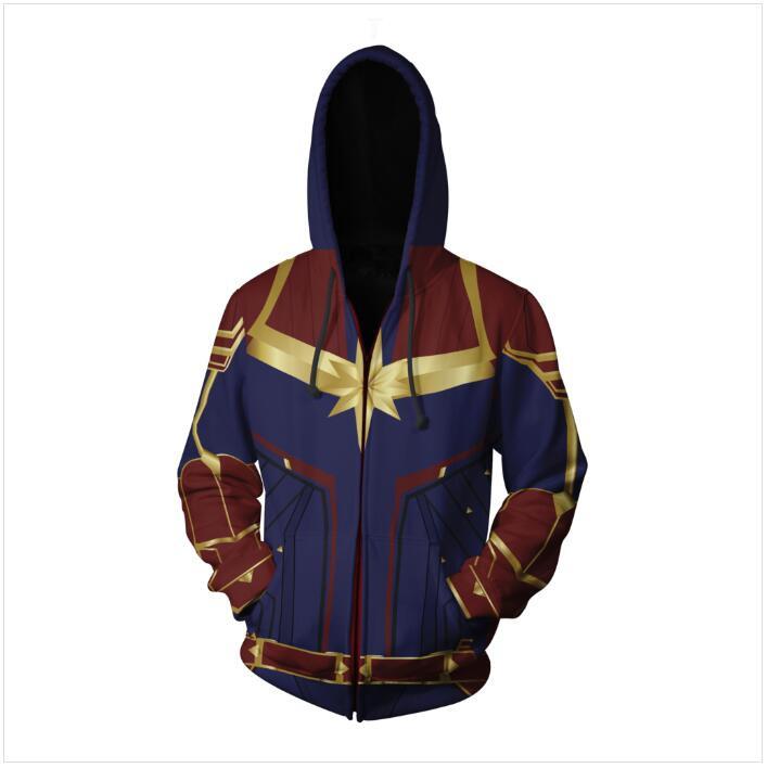 Captain Marvel Carol Danvers Hoodie