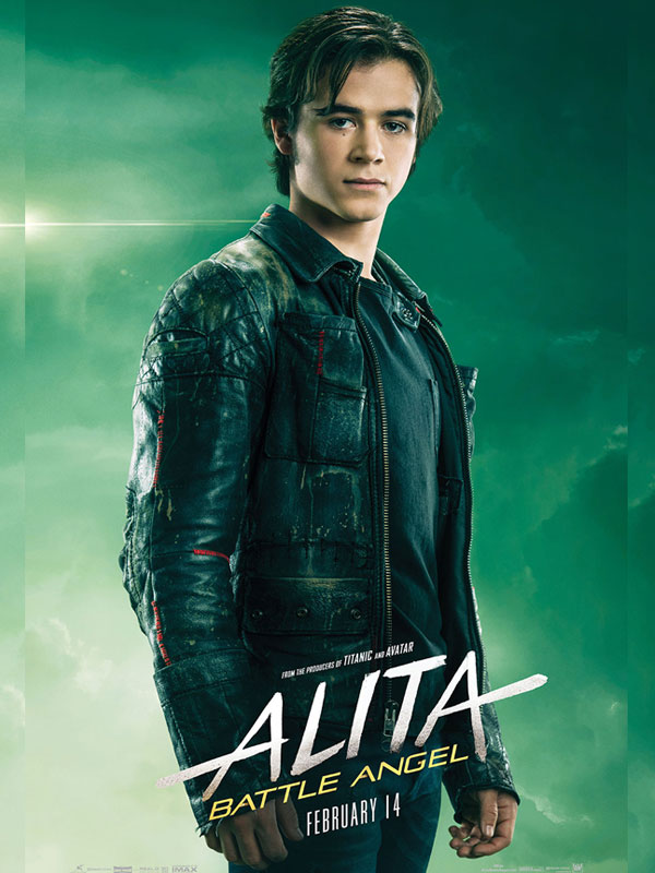 Hugo Alita Battle Angel Biker Leather Jacket