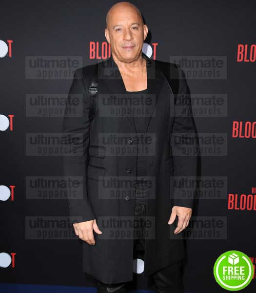 BLOODSHOT PREMIERE VIN DIESEL (RAY GARRISON) BLACK COAT